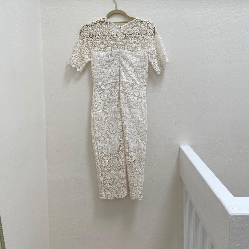 Lulus- White Dress M - Picture 7 of 7